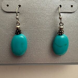 Sterling Silver and Turquoise Earrings from Steinmart